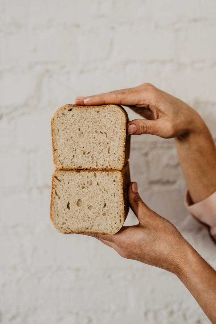 Pano fehér kovászos forma kenyér